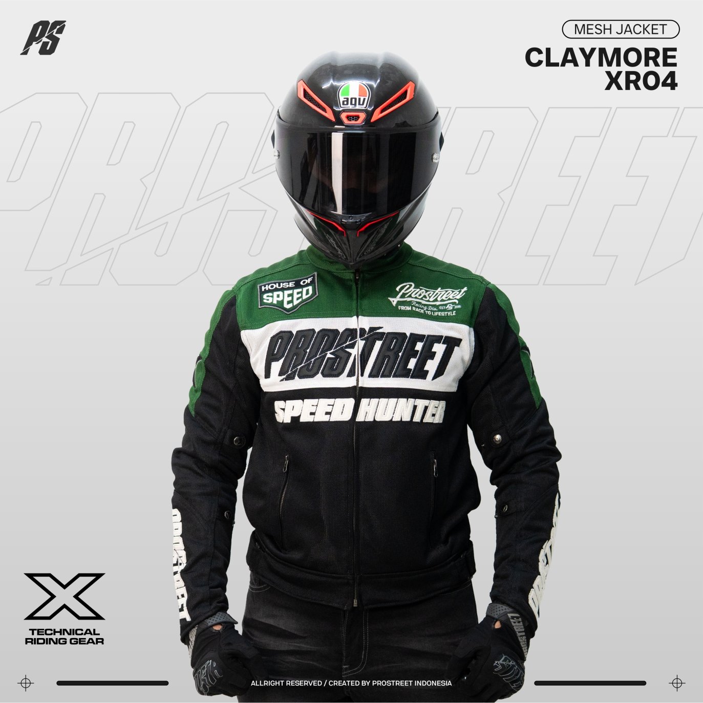 Prostreet Claymore XR04 Mesh Motorcycle Jacket