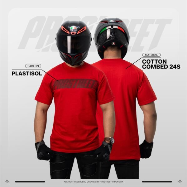 Prostreet Base Racing Line Red Tshirt