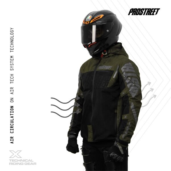 Prostreet Spectre Air Tech System V.2 Camo Bit Motorcycle Jacket