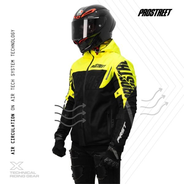 Prostreet Spectre Air Tech System V.2 Fluo Motorcycle Jacket
