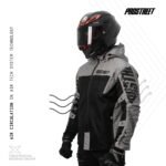 Prostreet Spectre Air Tech System V.2 Light Grey Motorcycle Jacket