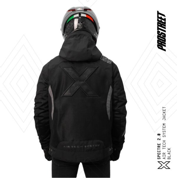 Prostreet Spectre Air Tech System V.2 Black Motorcycle Jacket
