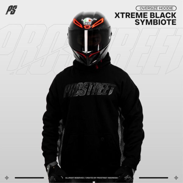 Prostreet Oversize Xtreme Black Symbiote Hoodie