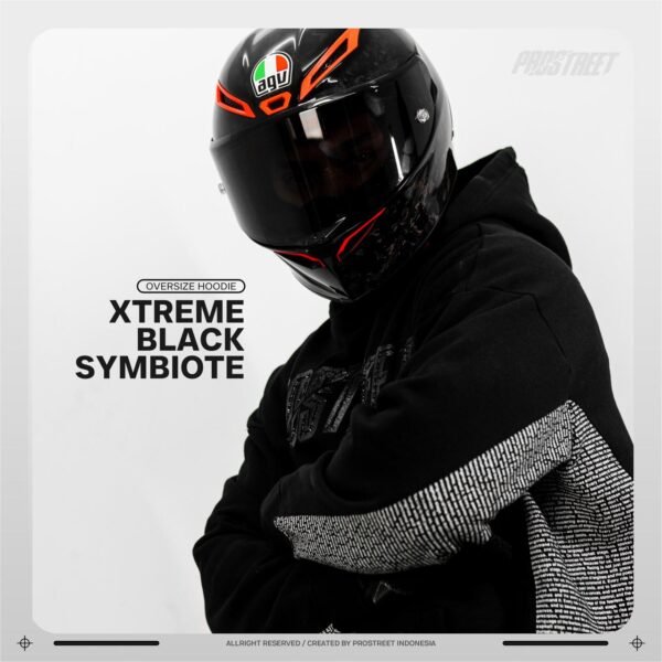 Prostreet Oversize Xtreme Black Symbiote Hoodie