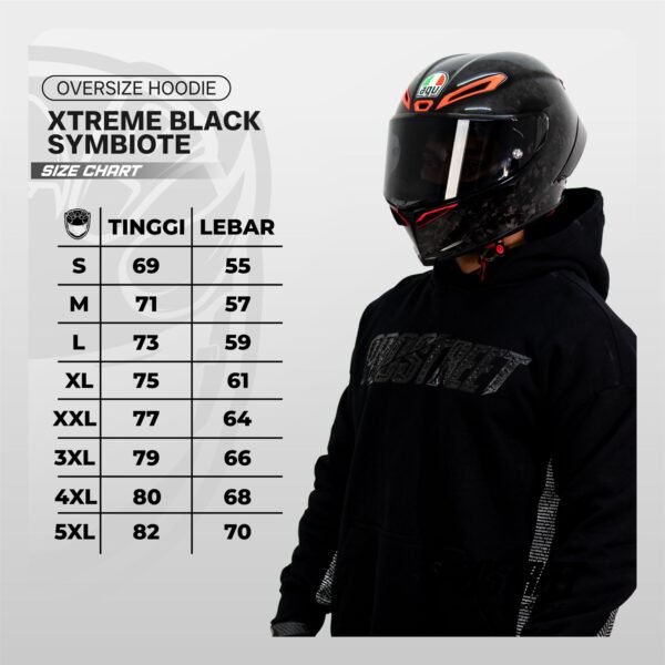 Prostreet Oversize Xtreme Black Symbiote Hoodie