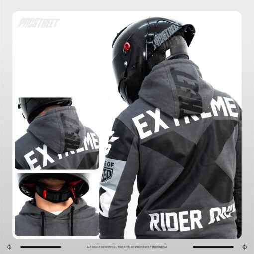 Prostreet Raw X Grey Hoodie